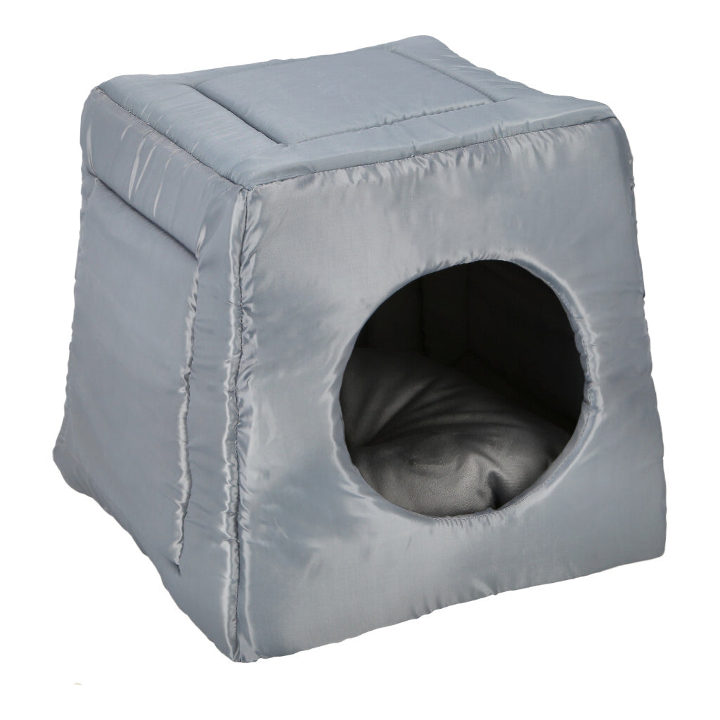CAMA PARA MASCOTAS TIPO IGLU RASO