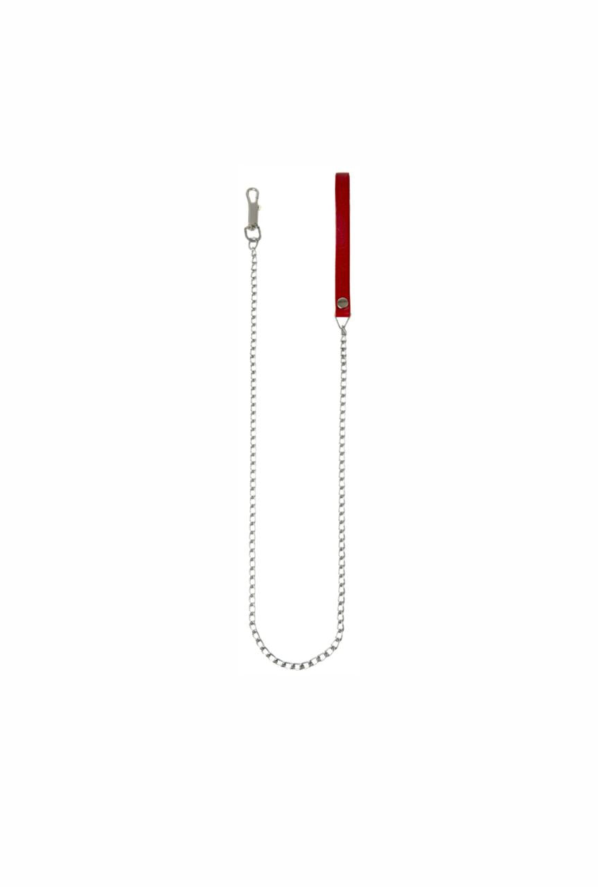 CADENA DE PASEO PARA MASCOTAS CON ASA DE CUERO