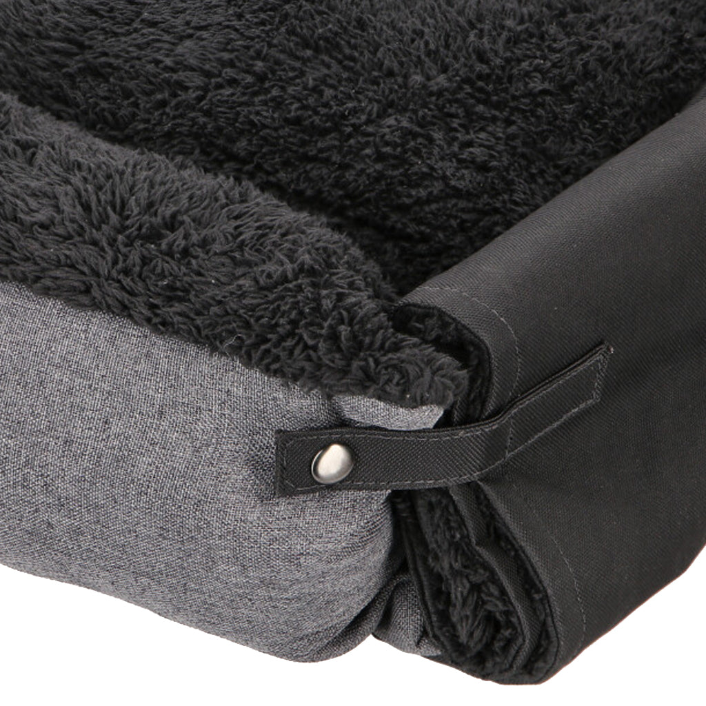 CAMA PARA MASCOTA KING SOFT TELA DISEÑO GRIS
