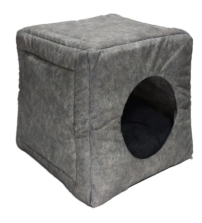 CAMA PARA MASCOTAS TIPO IGLÚ (Felpa disponible en 6 colores)