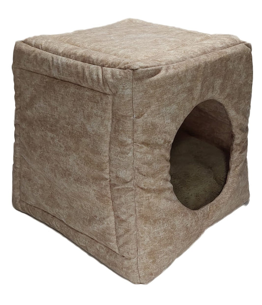 CAMA PARA MASCOTAS TIPO IGLÚ FELPA