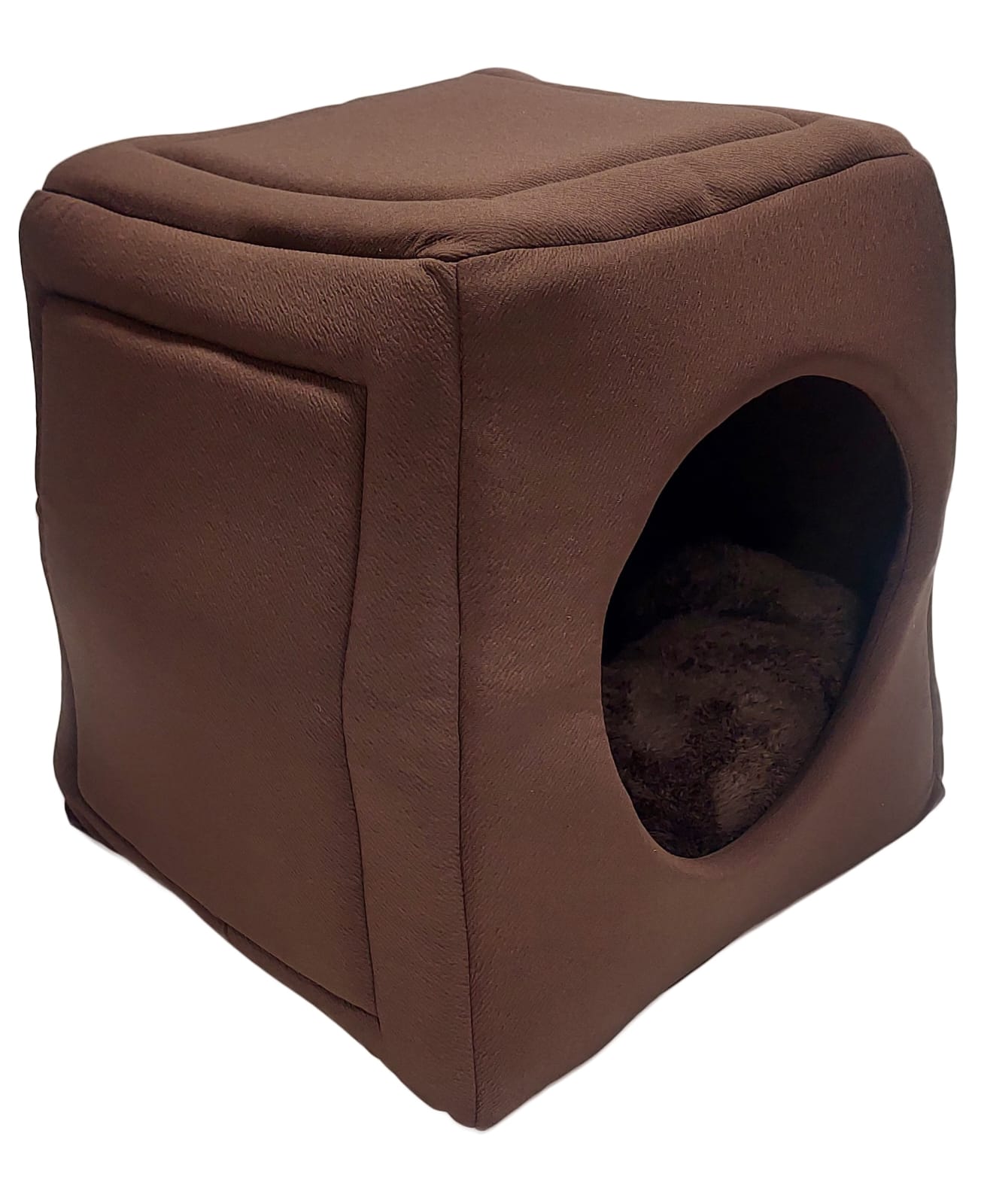 CAMA PARA MASCOTAS TIPO IGLÚ (Felpa disponible en 6 colores)