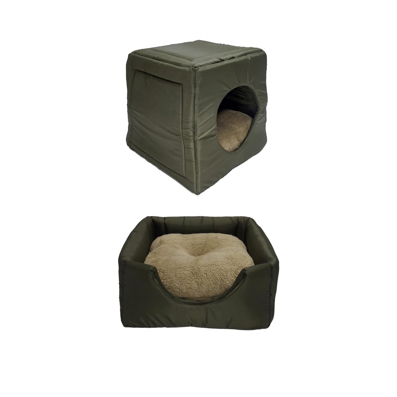 CAMA PARA MASCOTAS TIPO IGLÚ (Lona disponible en 7 variedades de colores)