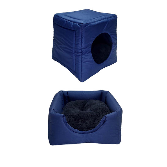 CAMA PARA MASCOTAS TIPO IGLÚ (Lona disponible en 7 variedades de colores)