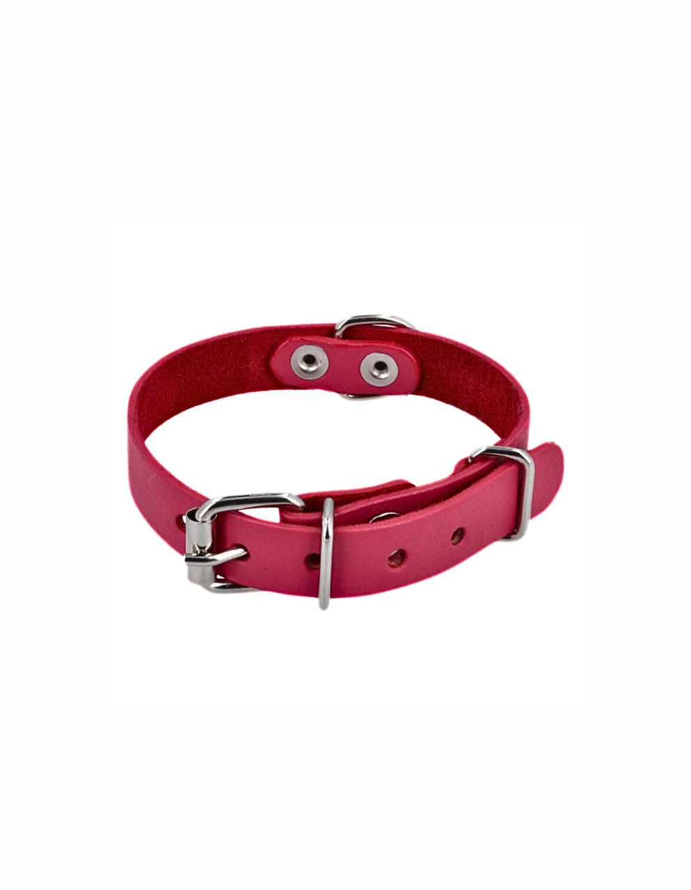 COLLAR DE CUERO PARA MASCOTAS SIN COSTURA