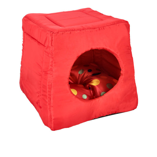 CAMA PARA MASCOTAS TIPO IGLU  RASO